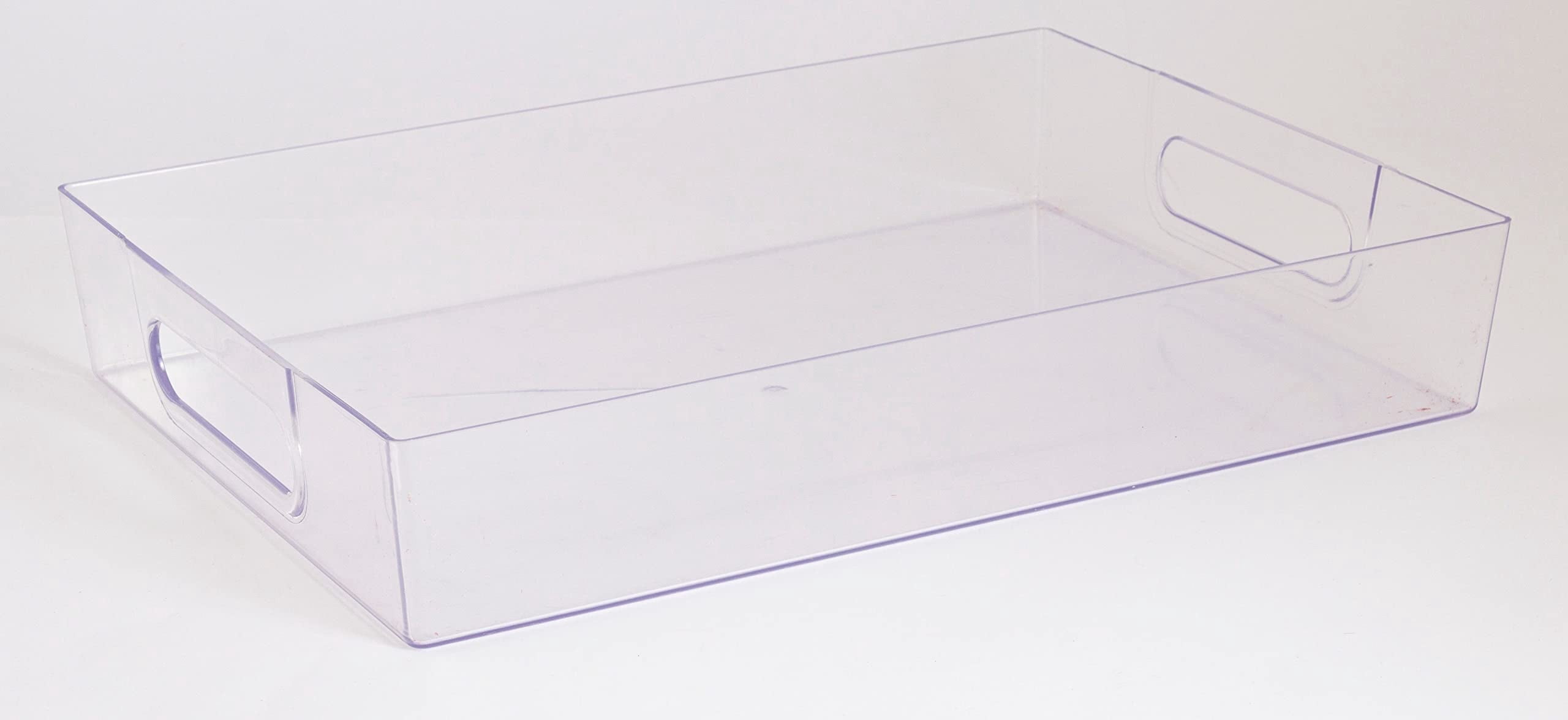 Translucent Tray Grupo Mirandinha Transparent Acrylic Serving Tray – Versatile, Leak ...