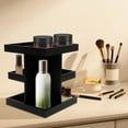 thumbnail image 1 of Grusce Perfume Organizer Sturdy Wood Fragrance Shelf with 360° Rotating Base Versatile Perfume Stand for Home Bedroom Office Desktop, 1 of 10