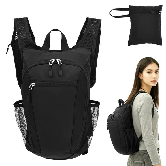 Grusce 10L Small Hiking Backpack, Lightweight Travel Bag, Shoulder Strap Pocket Daypack with Adjustable Sternum Strap for Hiking Cycling Travel