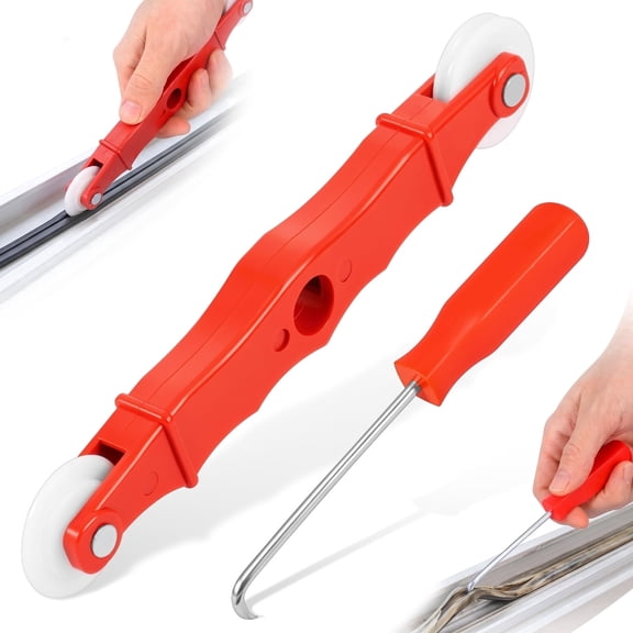 Grusce 2 PCS Screen Repair Tool, Including Rolling Tool and Spline Hook
