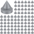 thumbnail image 1 of Grusce 200Pcs Rubber Door Silencer Safe Metal Door Anti Collision Silencer 0.47 Inch Diameter Noise Reducing Grey Hinge Outlet Door Silencer Replacement for Metal Door, 1 of 10