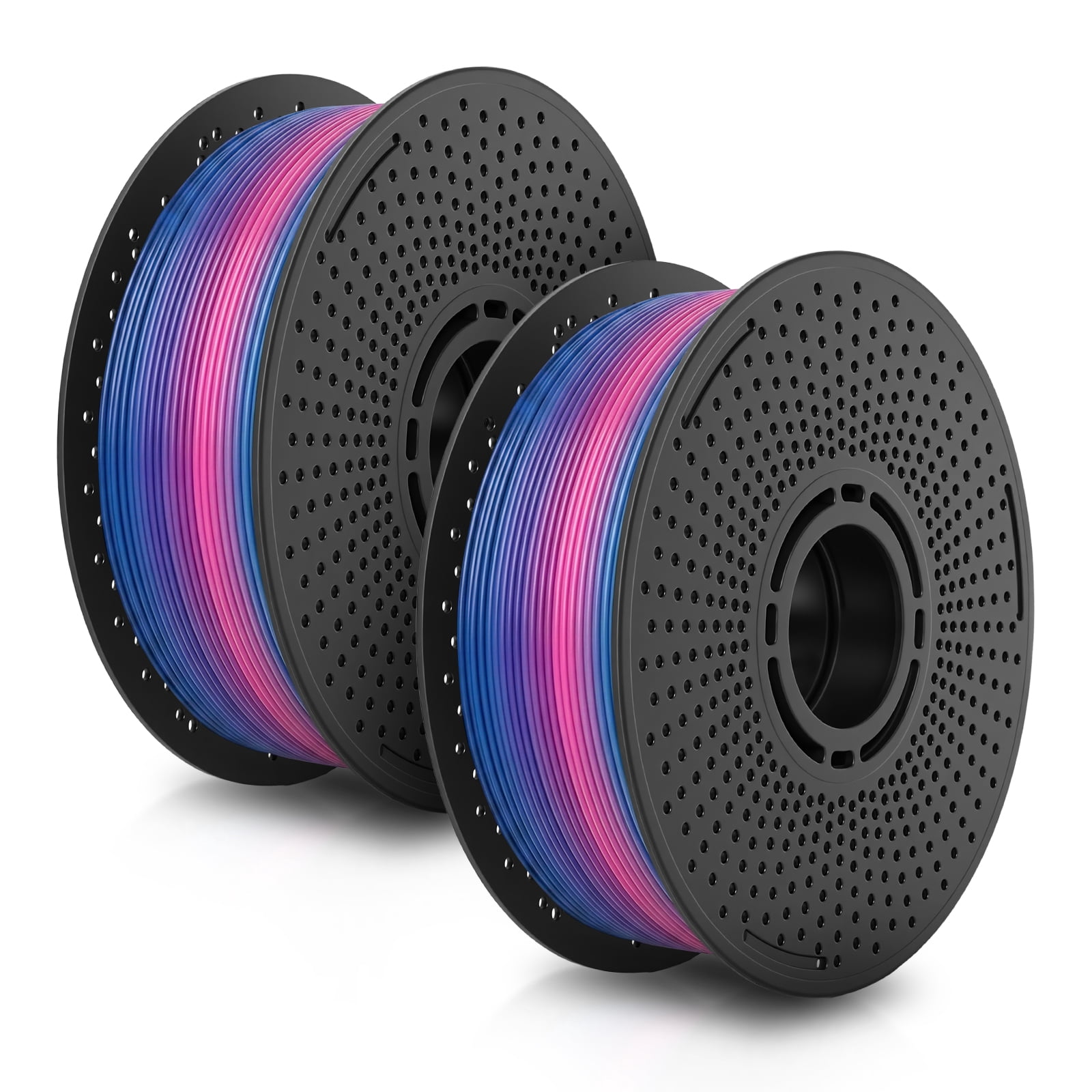 Grusce 2PCS 3D Printer Filament Spool for P1S/P1P/A1/A1 Mini/X1/X1C/H2D, Reusable 3D Filament Reel Holder for PLA PETG TPU ABS