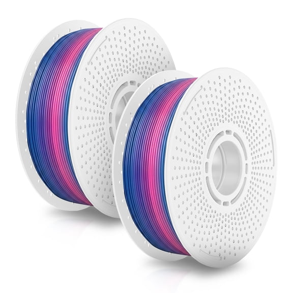 Grusce 2PCS 3D Printer Filament Spool for P1S/P1P/A1/A1 Mini/X1/X1C/H2D, Reusable 3D Filament Reel Holder for PLA PETG TPU ABS