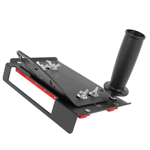 Grusce 2Pcs/1Pc Angle Grinder Stand Metal Angle Grinder Tile Chamfering Holder Adjustable Angle Grinder Chamfer Bracket Angle Grinder Fixed Holder Bracket for 100 Type Angle Grinder