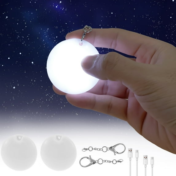 Grusce 2pcs Purse Glow Heart Light LED Automatic Sensor Purse Light Touch Activated Handbag Light Portable Handbag Night Light Mini Handbag Purse Lamp for Purse Women Girls