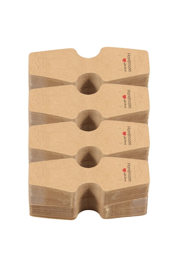 400Pcs Bracelet Display Cards Self Adhesive Paper Necklace Cards Jewelry Packaging Selling Card Hanging Necklace Holder Cards for Keychain Earring Hair Band