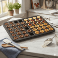 thumbnail image 1 of FUYGRCJ 48 Cavity Mini Muffin Pan, Square Nonstick Cupcake Tin, Heavy Duty Carbon Steel Baking Pan, 15.8 x 12.5 inch Cupcake Tool, 1 of 13
