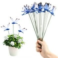 thumbnail image 1 of Grusce 50PCS 3D Dragonfly Garden Decor Dragon Fly Garden Stakes Dragonflies Garden Ornaments Patio Decoration Dragonfly Stakes with Sticks, 1 of 11