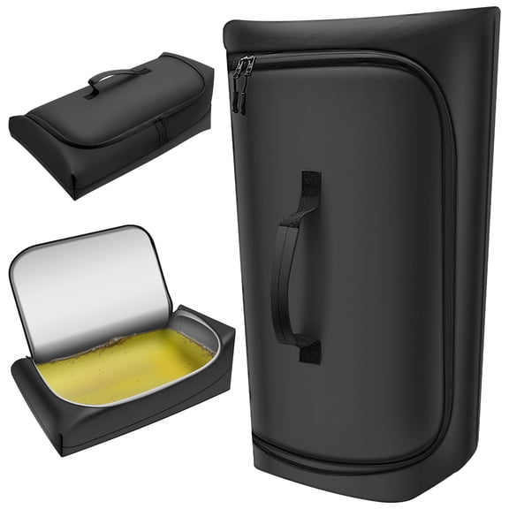 Grusce BBQ Blanket for Resting Meat, Leakproof Insulated Meat Resting Bag, 270°Top Opening for Large Brisket, Turkey, Washable Grilling Smoker Accessories, Christmas Stocking Stuffer for BBQ Lover