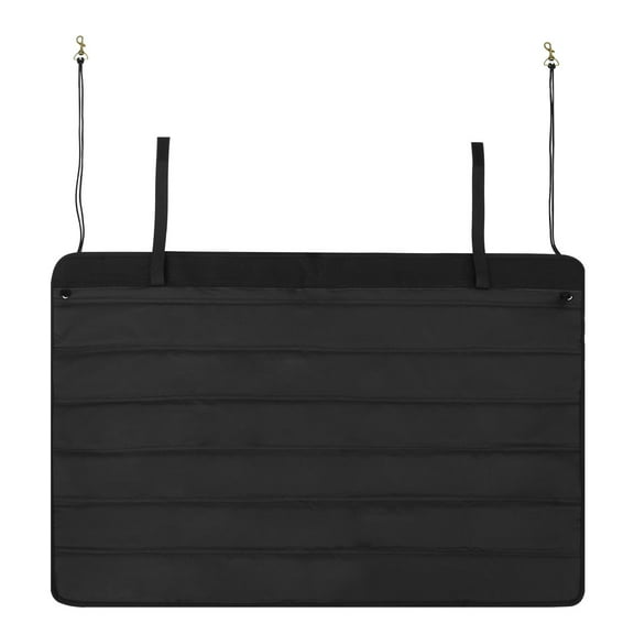 Grusce Bumper Guard Oxford Cloth, Rear Bumper Protector, Universal SUV Trunk Mat for Avoiding Scratches While Unloading and Loading