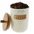 thumbnail image 1 of Grusce Ceramic Food Storage Containers with Lid, Modern Farmhouse Kitchen Decor, Countertop Food Storage Caddy Organizer, 27oz Coffee Bean Storage, Coffee Container for Coffee Holder, 1 of 11