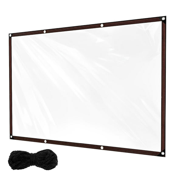 Grusce Chicken Coop Cover, Waterproof Chicken Run Tarp Reinforced Edges Coop Covering, Clear Run Tarp with Rope for Outdoors Sheds Gardens