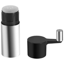 Grusce Manual Nutmeg Mill, Salt and Pepper Mill, Stainless Steel Spice Grinder with Hand Crank, 15cm/5.9in Nut Chopper, Adjustable Coarseness Ergonomic Spice Grinding Bottle for Kitchen Cooking