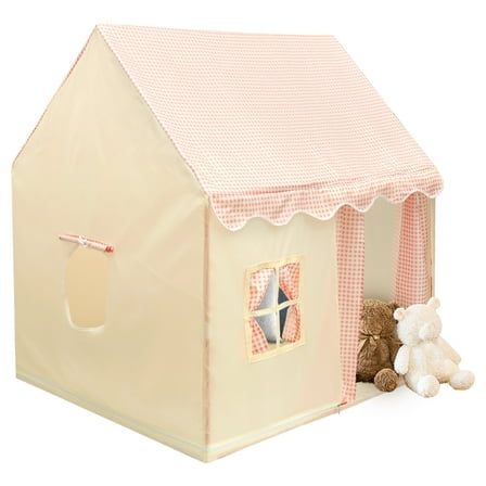 Grusce Polyester Kids Tent Spacious Kids Playhouse Comfortable Toddler Play Tent Easy to Assemble Toddler Playhouse for Home Indoor