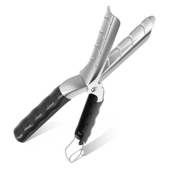 Grusce Rib Membrane Removal Tool, Rib Prep Skinner Tool, Stainless Steel Rib Prep Tool, Easy to Clean, Ergonomic Design Nonslip Grip Effortless Gadget Safe for Kitchen Cook BBQ Preparation