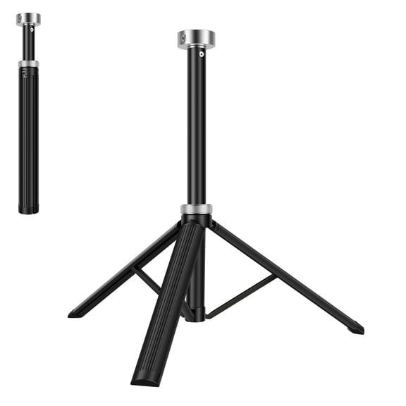 Grusce Satellite Dish Tripod with Adapter for Both New and Old Version, Adjustable Tripod Mount Portable Stand Mounting Kit for Outdoor Camping RV
