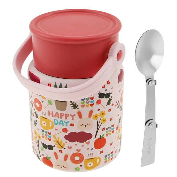 Grusce Stainless Steel Insulated Vacuum Food Jar, Double Layer Thermo Hot Food Container, High Capacity Vacuum Insulated Jar