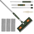 thumbnail image 2 of Upgrade Window Squeegee With Extension Pole - 12" Rubber Blade & Microfiber Scrubber, Streak-Free Cleaning 2 of 14