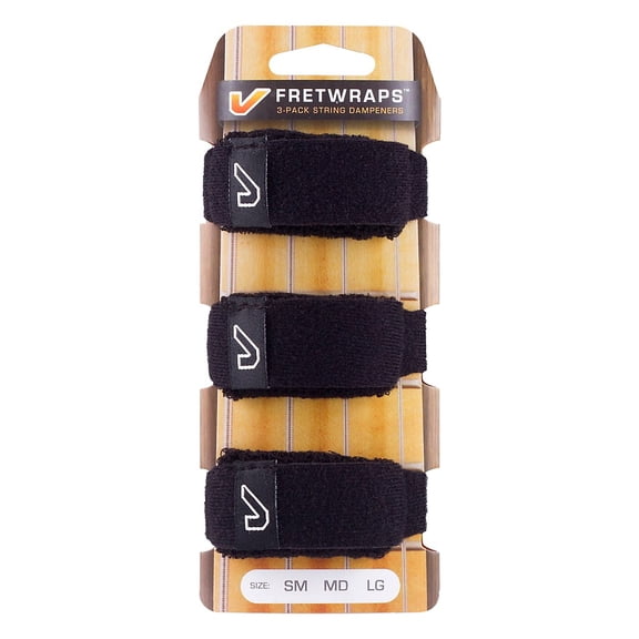 Gruv Gear FretWraps String Muters 3-Pack Large Black