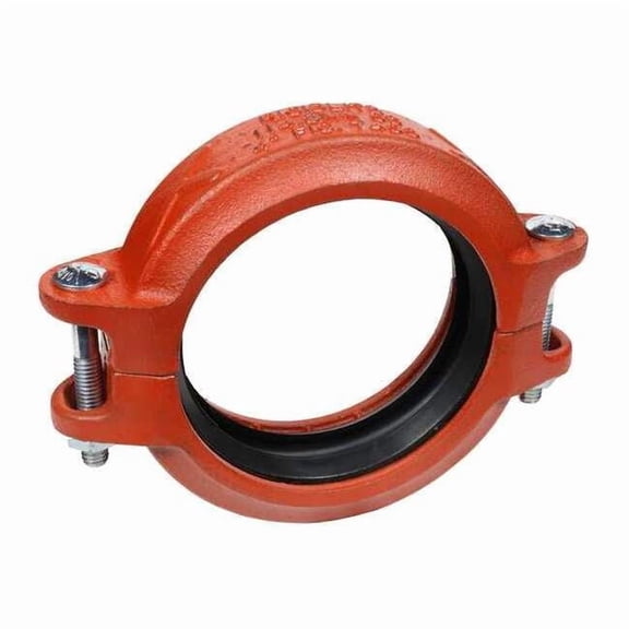C4 Lightweight Rigid Grooved Coupling For Steel Pipes 2" Grooved Fittings
