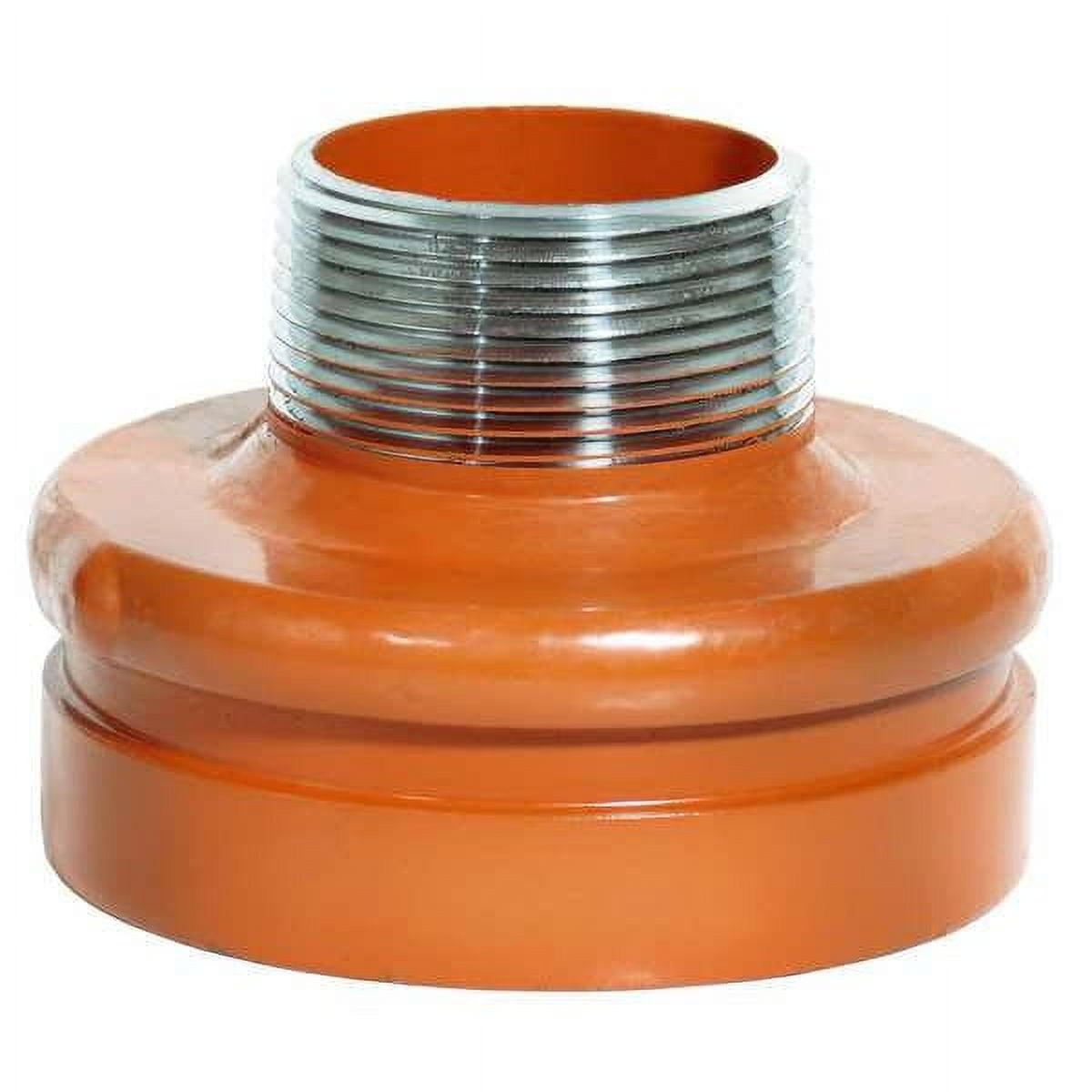 Gruvlok Threaded Reducer, Ductile Iron, 4 x 2 in 0390037158 - Walmart.com