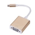 Grwibeou Type C to Female VGA Adapter Cable USB 3.1 to VGA Adapter for