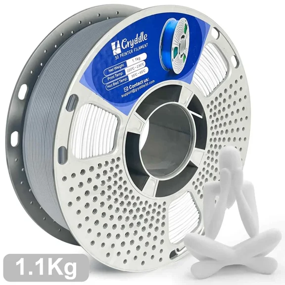 Gryddle 1.1Kg 3D Printing Filament Pla+Matte White 3D Printer Filament 1.75Mm Us