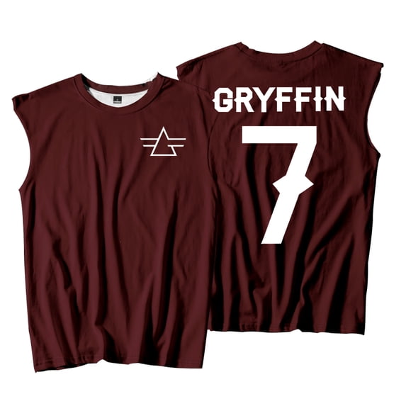 Gryffin DJ Tank Tops Unisex Sleeveless Sport Gym Vest Women Men Trendy Outdoor Sportwear