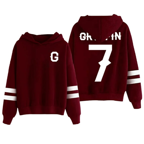 Gryffin Hoodie 2024 Tour Pocketless Parallel Bars Sleeve Streetwear Women Men Hooded Sweatshirt