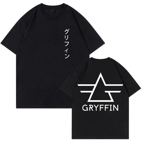 Gryffin Katakana T-Shirt Men/Women Streetwear T-Shirt Shirt Short Sleeve