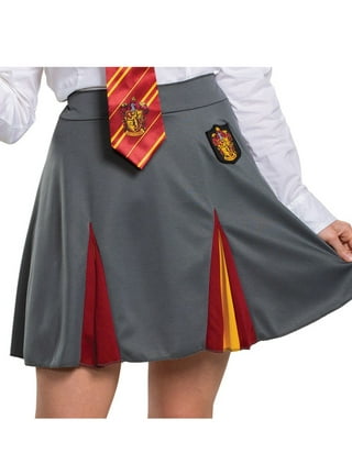 Harry Potter Slytherin Costume Dress Cosplay Plaid Skirt For Women Juniors  (2X) Green