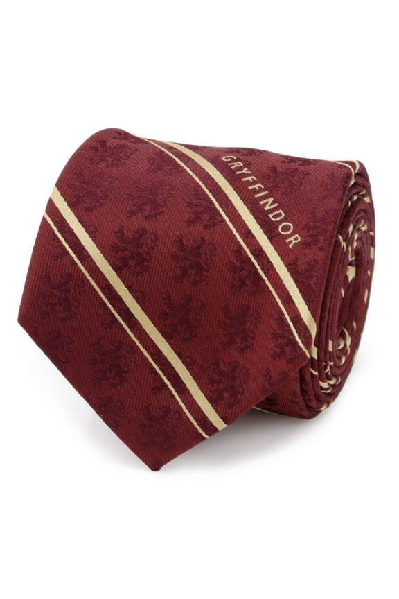 Gryffindor Maroon Stripe Silk Men's Tie