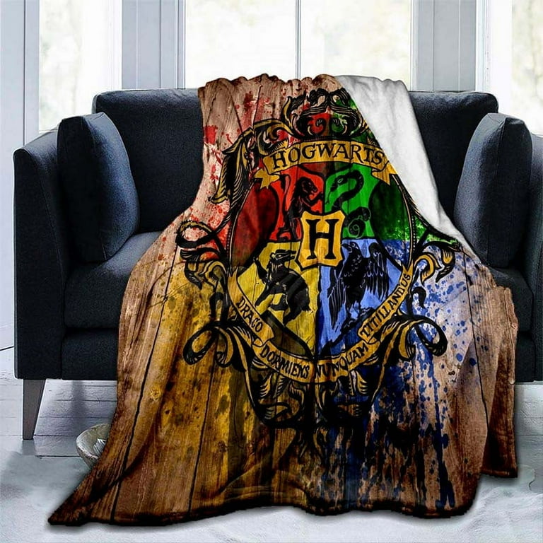 Gryffindor Print Hogwarts blanket Harry Potter bed vintage flannel blanket Walmart
