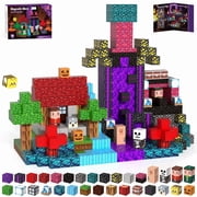 Gryxpox 150Pcs Magnetic Blocks, Magnetic Building Cubes Toy for Preschooler -Construction Magnet Blocks, Novelty Toy Gift for Kids Ages 3+ Boy & Girl