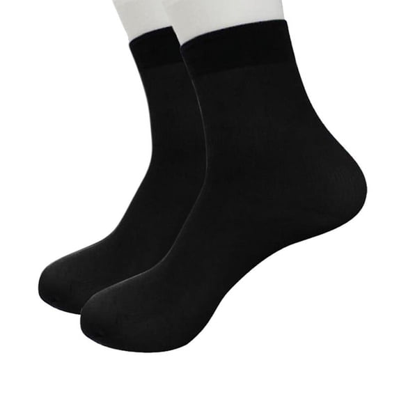 Gsakboxl Ankle Socks 4 Pairs Men's Solid Color Ultra-thin Cotton Short Socks Silky Elastic Breathable Comfortable Casual Socks for Daily