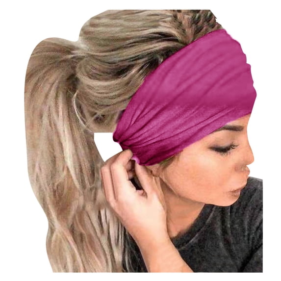Gsakboxl Bandana Fashion Printed Elastic Bandana Style Head Wrap, Breathable Sweat Resistant Yoga Sports Hair Band For Daily Workout