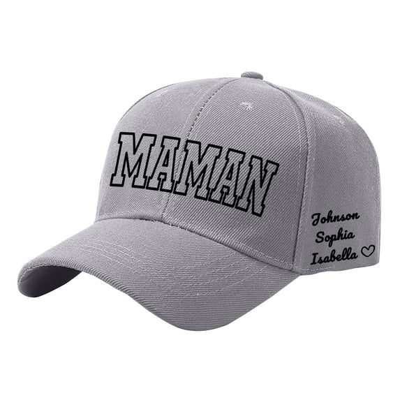 Gsakboxl Baseball Cap DIY Custom Name Letter Baseball Cap, Personalized Fashion Sun Hat for Mother's Day Birthday Gifts