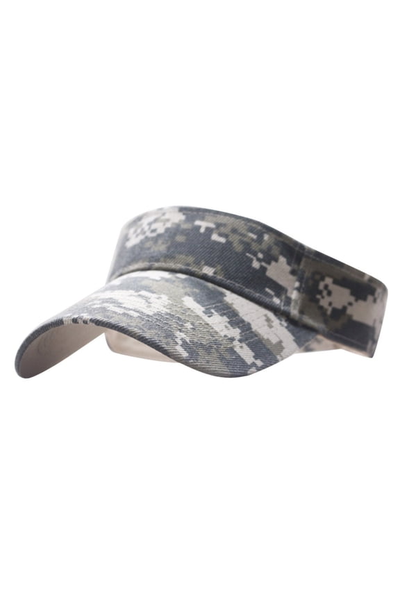Baseball Cap Unisex Camouflage Empty Top Sun Visor, Breathable Hollow Baseball Cap for Hiking Cycling Outdoor