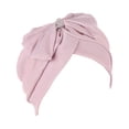 thumbnail image 1 of Gsakboxl Bonnet Women's Muslim Turban With Shiny Bow Fashion Hair Bonnet Wrap Scarf Elegant Head Cover for Daily & Casual Wear, 1 of 3
