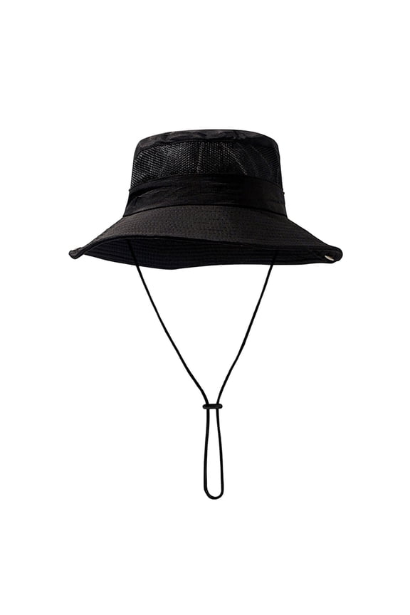 Bucket Hat Unisex UPF 50+ Wide Brim Mesh Ventilated Sun Hat, Outdoor UV Protection Hat for Fishing Beach Camping