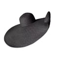 thumbnail image 1 of Gsakboxl Bucket Hat Women Oversized Wide Brim Straw Weave Sun Hat, Full-Face Coverage UV Protection Beach Hat for Seaside Vacation, 1 of 3