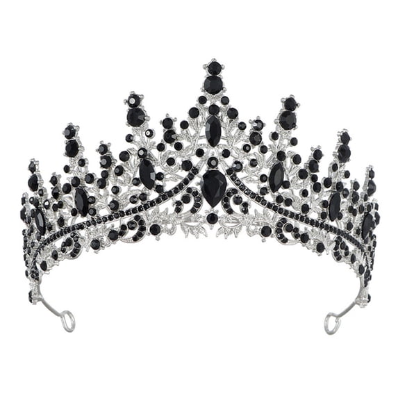 Gsakboxl Headbands Women Elegant Crystal Rhinestone Crown Headband Sparkly Diamond Hair Hoop Luxury Birthday Party Costume Hair Accessory