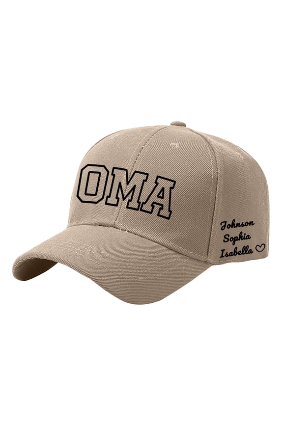 Masters Hat DIY Custom Name Text Printed Baseball Cap, Personalized Birthday Mother's Day Gift Hat for Ladies