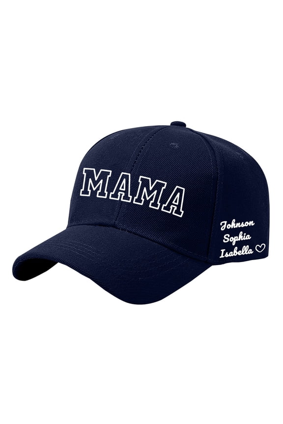 Masters Hat Personalized DIY Custom Name Baseball Cap, Customized Mother's Day Birthday Gift Sun Hat for Women