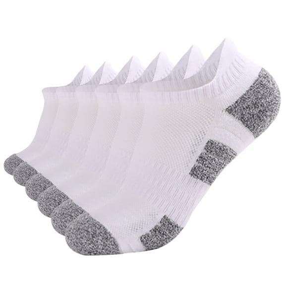 Gsakboxl Mens Socks Plus Size Foreign Trade Men Rubber Cotton Invisible Boat Socks All Seasons Basketball Sports Short Hosiery D