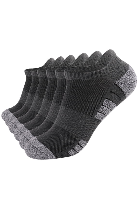 Mens Socks Plus Size Foreign Trade Men Rubber Cotton Invisible Boat Socks All Seasons Basketball Sports Short Hosiery F