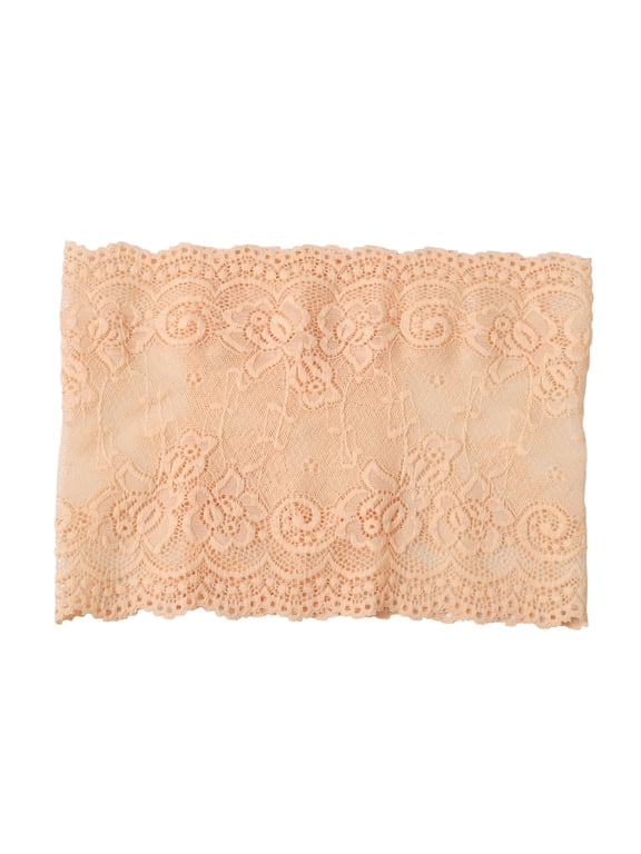 No Show Socks Women Lace Garter Belt Sock Cover With Anti-Slip Thigh Pocket For Mobile Phone Hollow Sheer Leg Sleeves A