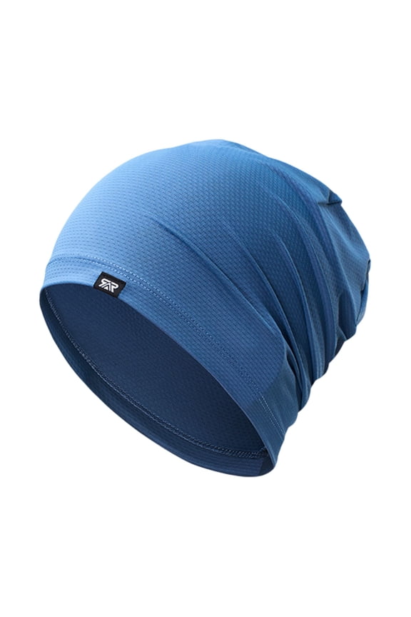 Skull Cap Unisex Breathable Mesh Ice Silk Skull Cap, Lightweight Sweat Wicking Beanie for Running Gym Fitness