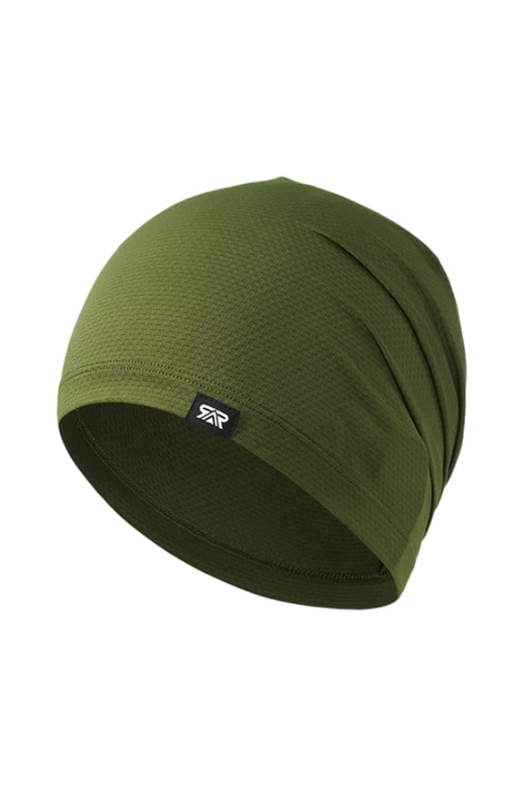 Skull Cap Unisex Breathable Mesh Ice Silk Skull Cap, Lightweight Sweat Wicking Beanie for Running Gym Fitness