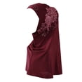 thumbnail image 1 of Gsakboxl Skull Cap Women Fashion Patch Muslim Hijab Scarf, Double Loop Slip-On Crepe Shawl for Modest Daily Wear, 1 of 1